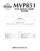 McIntosh MVP-851 - Service manual